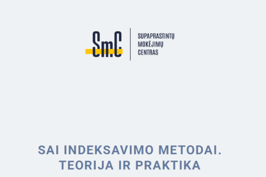 SAI indeksavimo gairės. Teorija ir praktika.